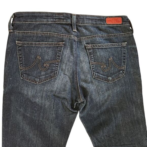 AG Adriano Goldschmied Jeans The Ballad Dark Blue Boot Cut Low Rise Women's 28 - Picture 3 of 9